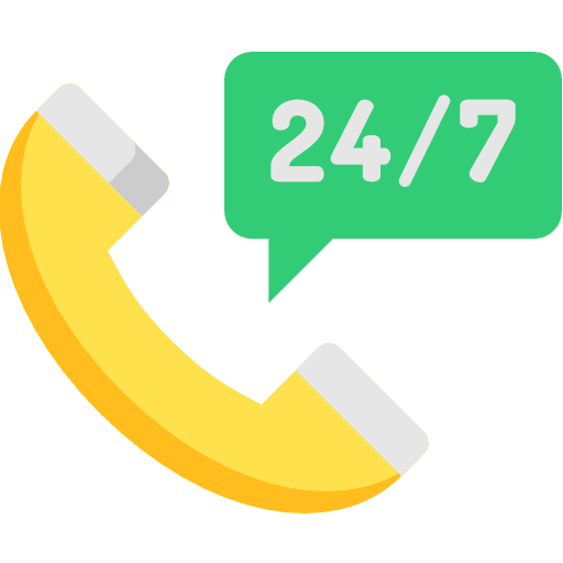 Customer service information call help icon Customer service information call help icon