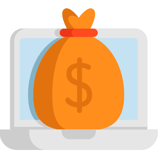 Money banking business and finance money bag icon Money banking business and finance money bag icon