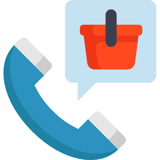 Order commerce commerce and shopping call icon Order commerce commerce and shopping call icon