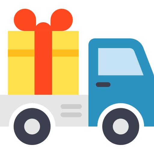 Present transportation car automobile icon Present transportation car automobile icon