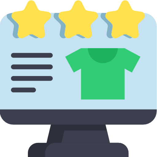 Rating clothes rating shopping online icon Rating clothes rating shopping online icon