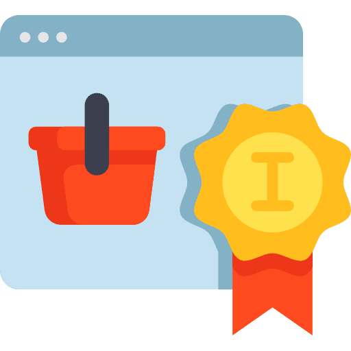 Reward screen purchase shopping icon Reward screen purchase shopping icon