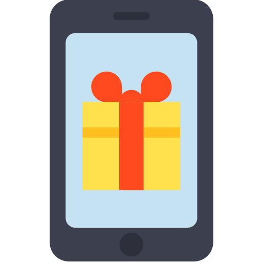 Gift electronics gift shop icon Gift electronics gift shop icon