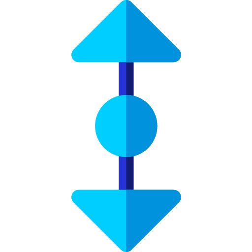 Scale interface scale arrows icon