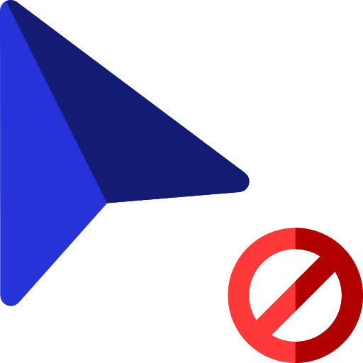 Error cursor interface multimedia option icon Error cursor interface multimedia option icon