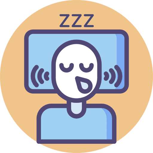 Zzz smiley dreaming zzz icon