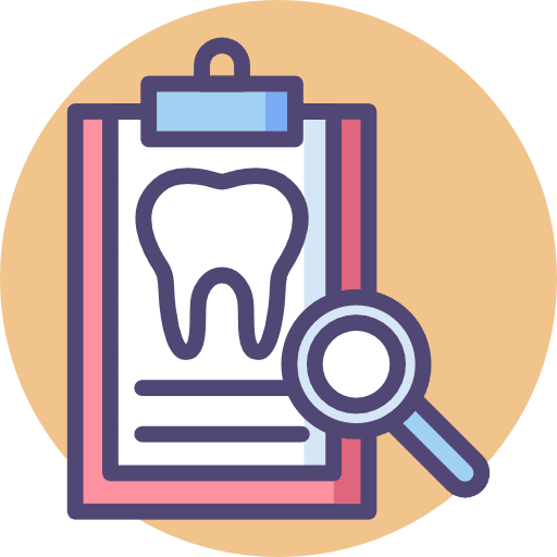 Checkup medical molar healthcare and medical icon