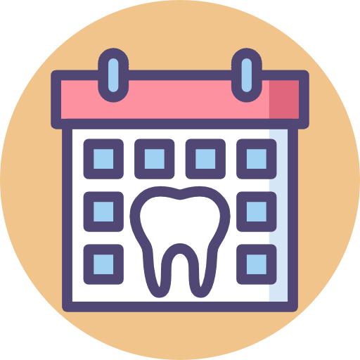 Dentist medical appointment premolar healthcare and medical icon