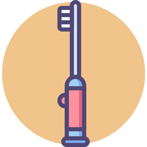 Electric toothbrush healthcare and medical electronics electronic icon