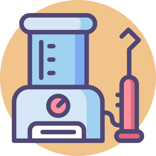 Irrigation dentist tool oral icon