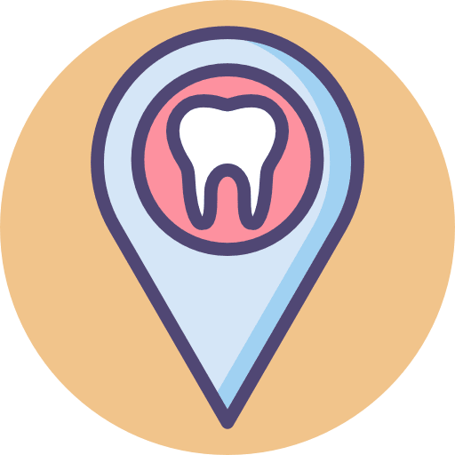 Location dentist placeholder location icon