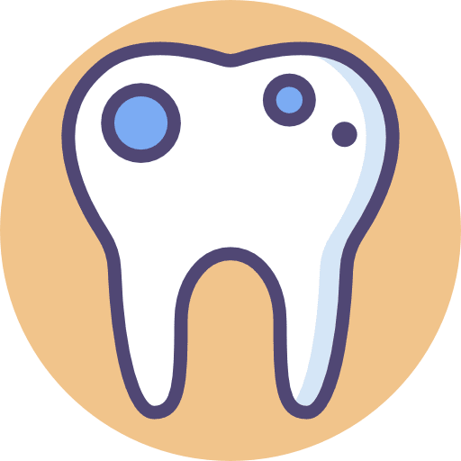 Rotten clinic healthcare and medical rotten icon