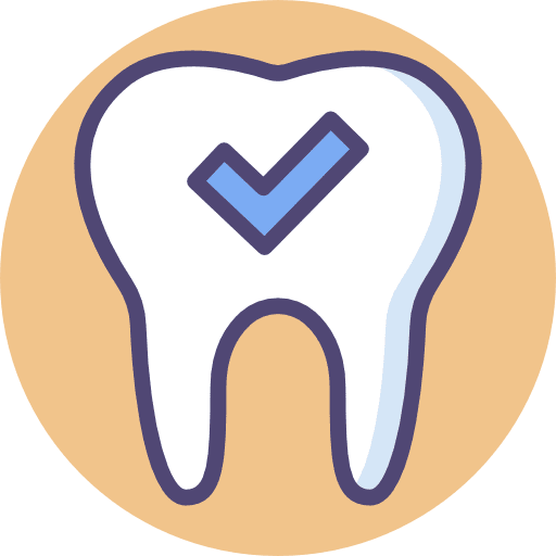 Tooth health dentist tooth whitening icon