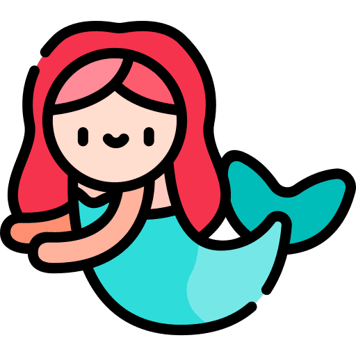 Mermaid cultures folklore fantasy icon