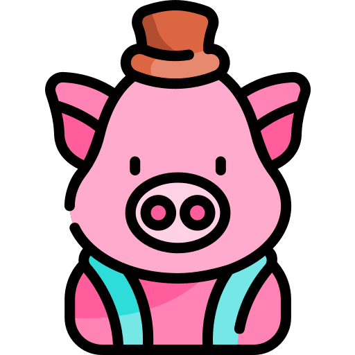 Pig animals pig pigs icon