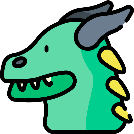 Dragon fairy tale dragon legend icon