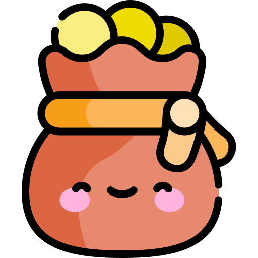 Money bag finance profit incomes icon