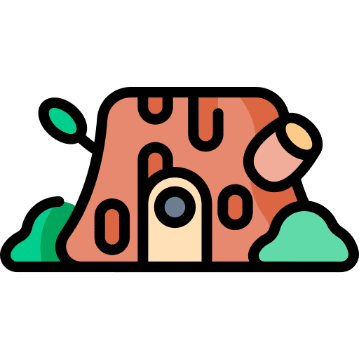 Trunk pieces stack wood icon