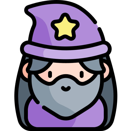 Wizard user folklore character icon
