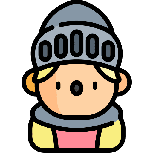 Knight helmet protection cultures icon