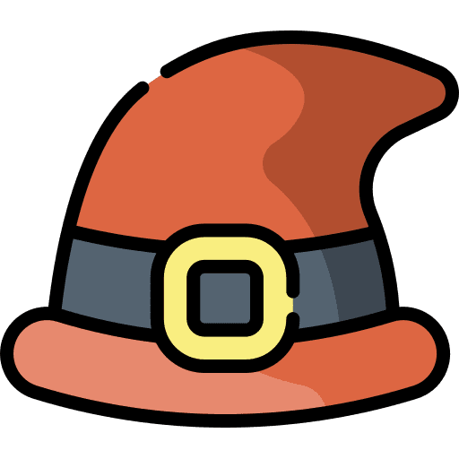 Witch hat wizard hat magician icon