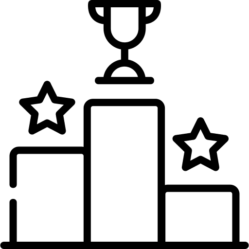 Competition award trophy leaderboard icon