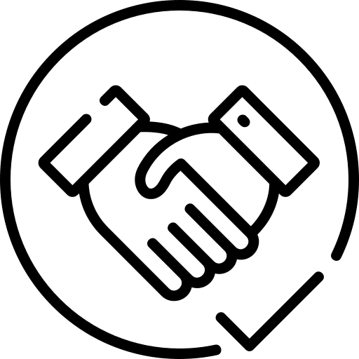 Deal partnership integrity agreement icon Deal partnership integrity agreement icon