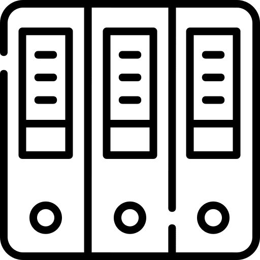 Folder business and finance file material icon Folder business and finance file material icon