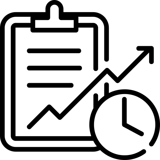 Report arrows time report icon Report arrows time report icon