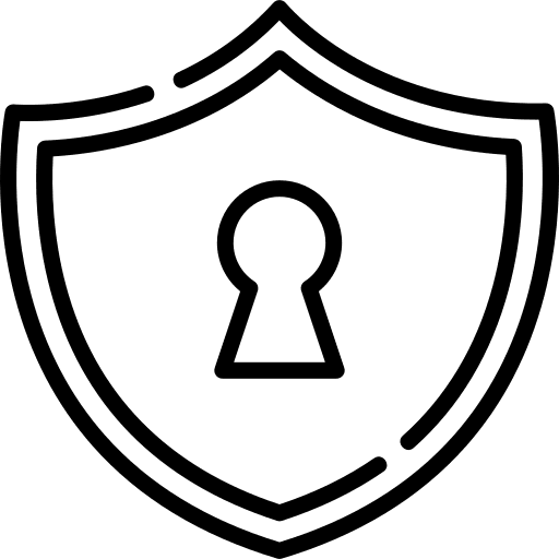 Shield shield security keyhole icon Shield shield security keyhole icon