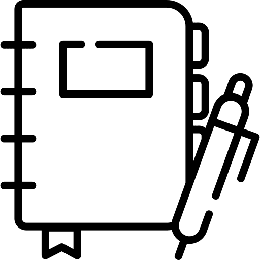 Agenda notebook address book education icon Agenda notebook address book education icon