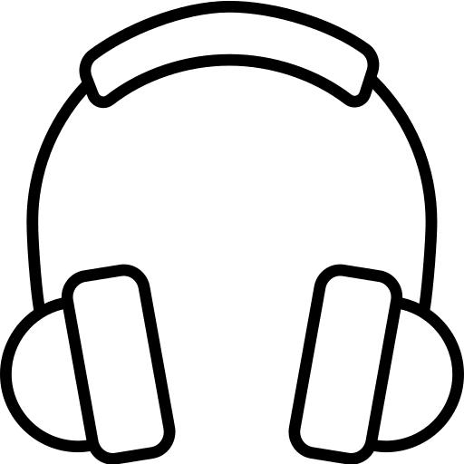 Headphones music headphone multimedia technology icon