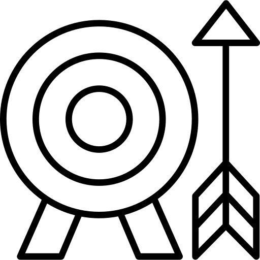 Archery arrow archer arrows icon