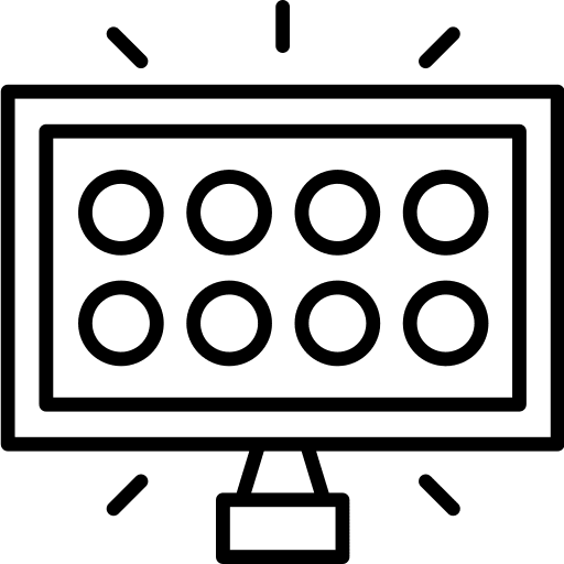 Lights illumination light spotlight icon