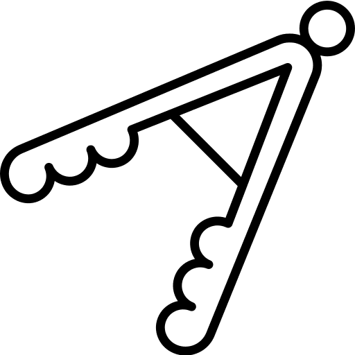 Tongs tongs cutlery food and restaurant icon