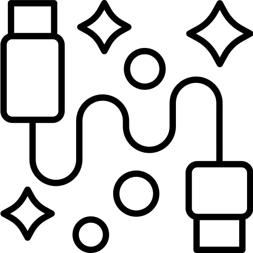 Usb cable usb technology port icon