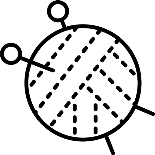 Yarn wool sew thread icon