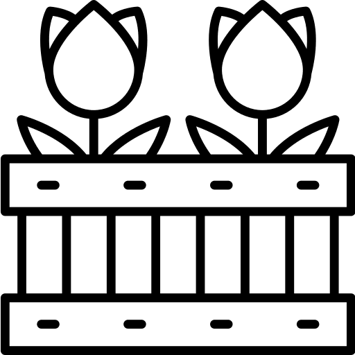 Gardening plant pot potted plant icon