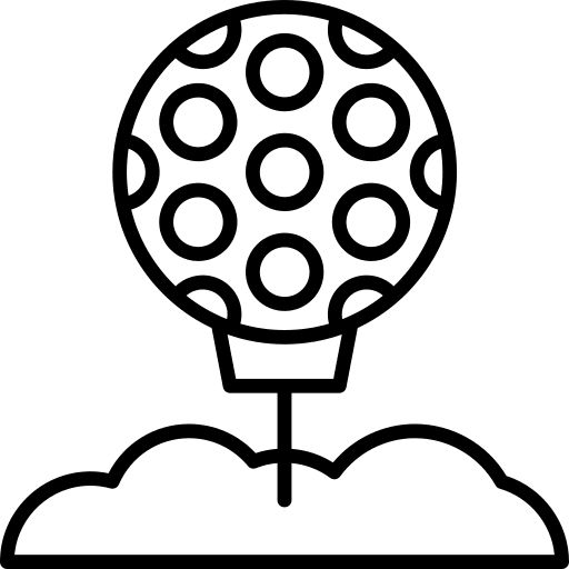 Golf golf ball ball sports and competition icon