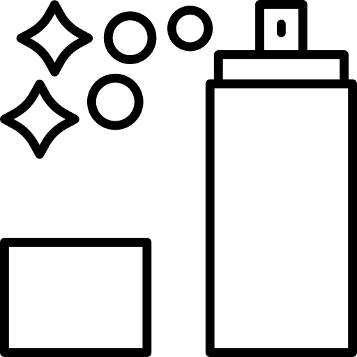 Graffiti spray paint spray can art and design icon