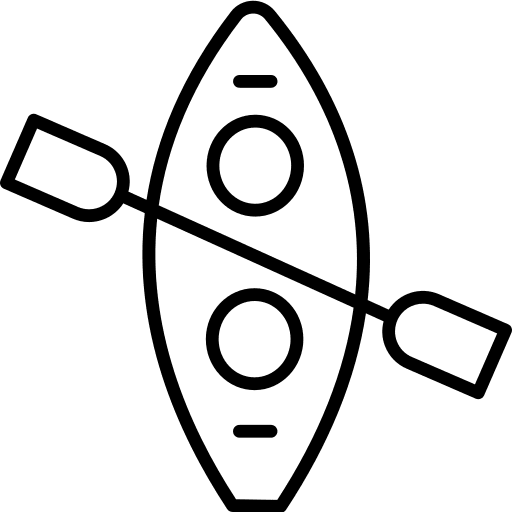 Kayak olympic sports and competition holidays icon