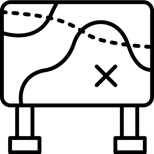 Map city localization map icon