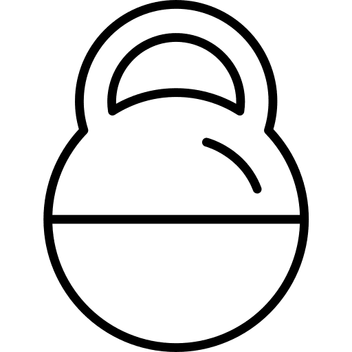 Kettlebell gym sport kettlebell icon