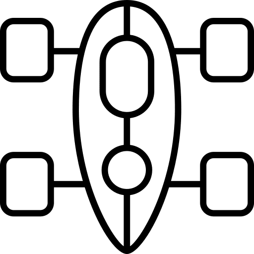 Race car automobile transport sports and competition icon