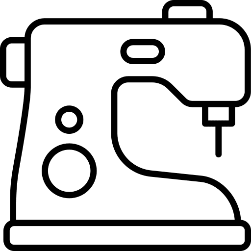 Sewing machine sew tools and utensils sewing machine icon