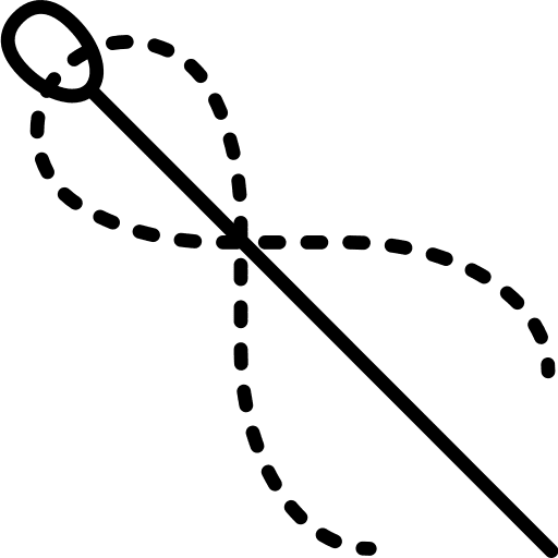 Sewing tools thread sewing icon