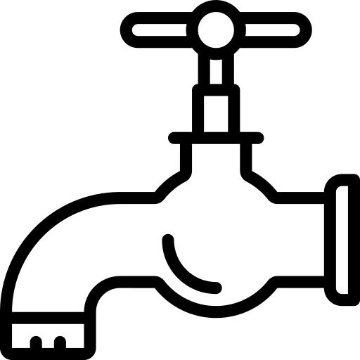 Faucet industry furniture and household plumber icon