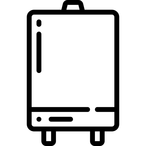 Hot water electricity boiler electrical icon