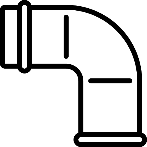 Plumbing construction and tools pipes industry icon