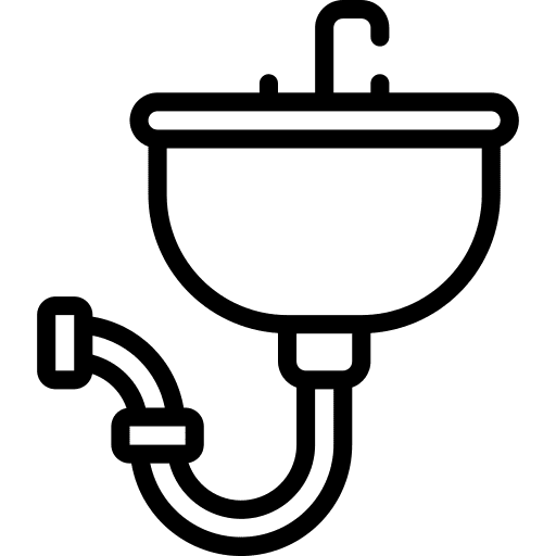 Basin industry furniture and household faucet icon